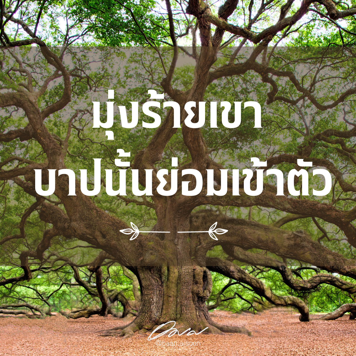 ปันธรรม: 28 กันยายน 2566 มุ่งร้ายเขา บาปนั้นย่อมเข้าตัว